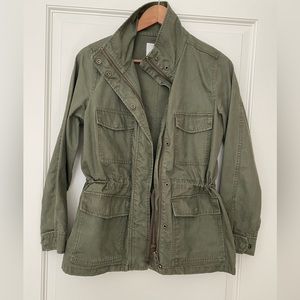 Madewell Surplus Army Green lightweight Jacket xsmall
